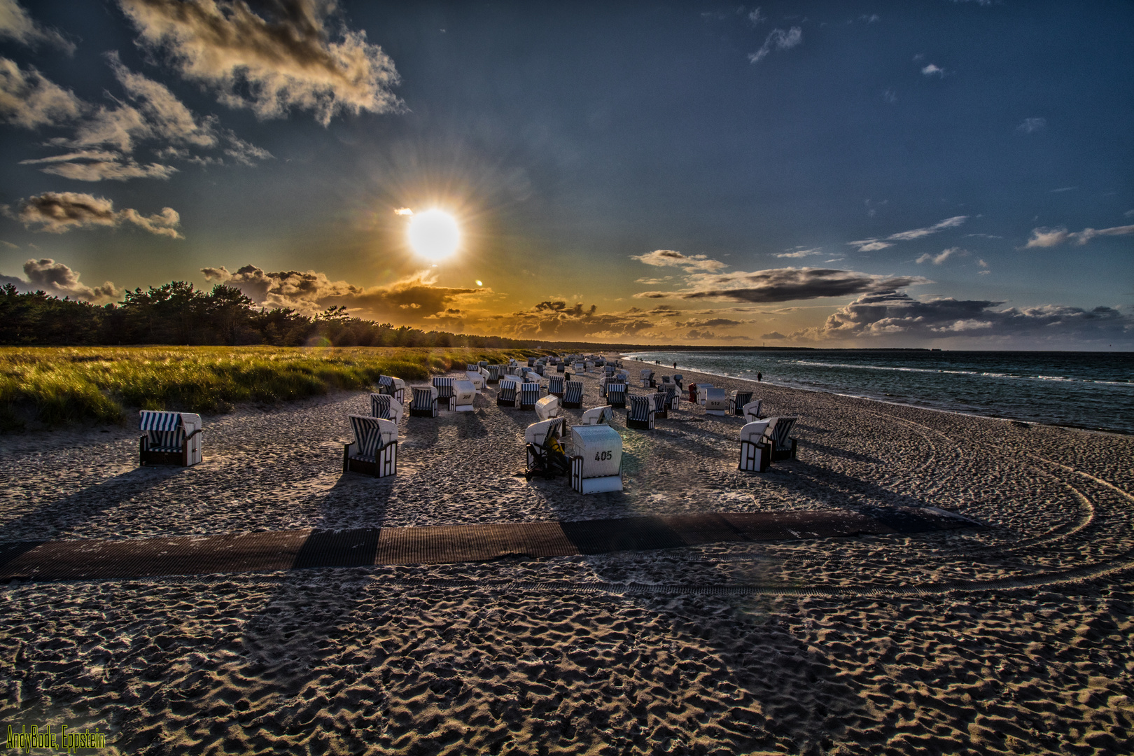 Sonnenuntergang in Prerow