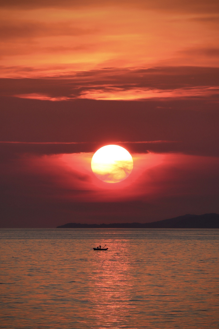 Sonnenuntergang in Primošten