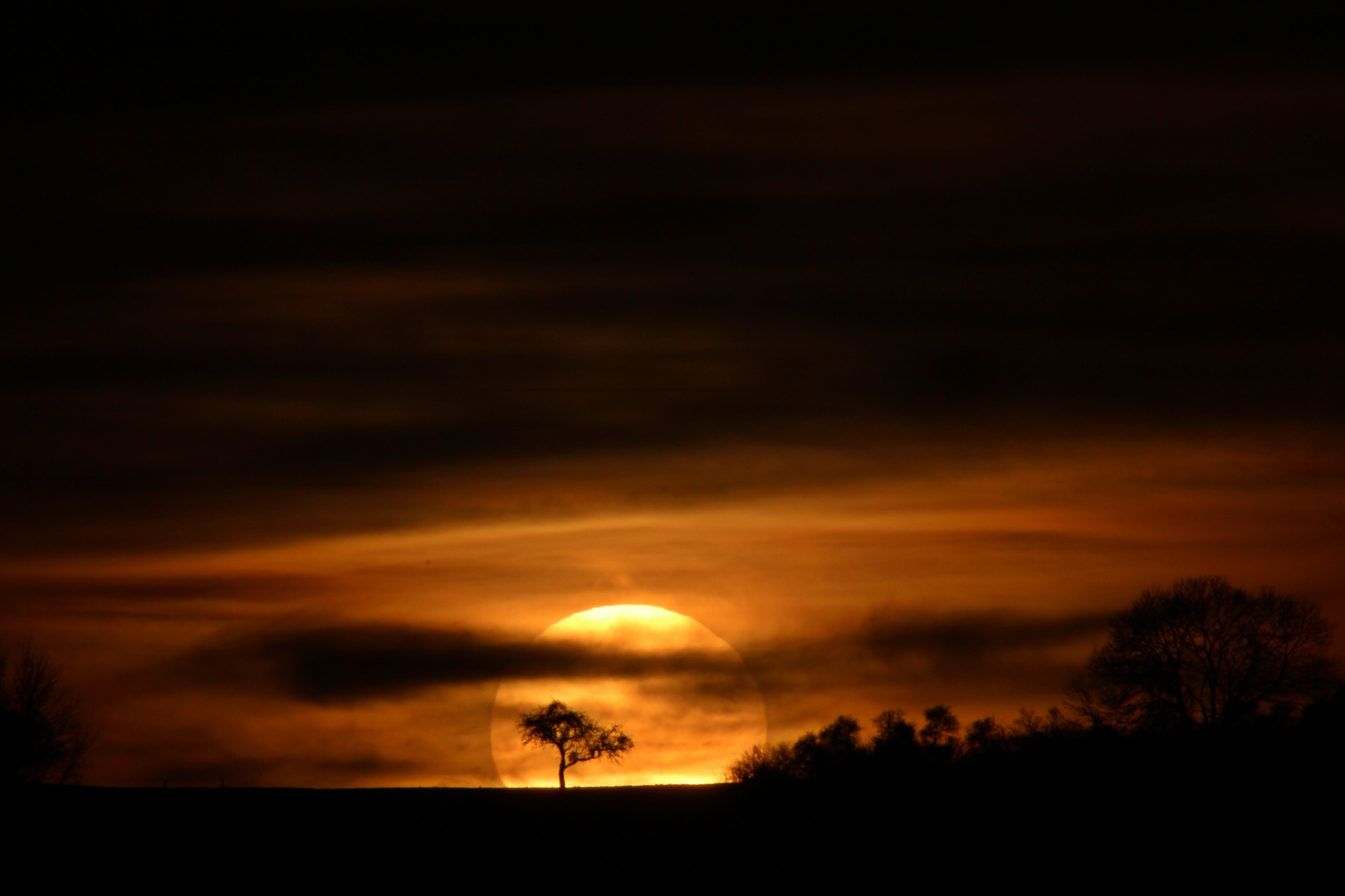 Sonnenuntergang in Probbach