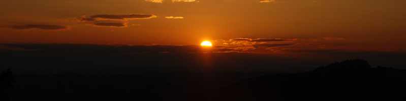 Sonnenuntergang in Puchenau