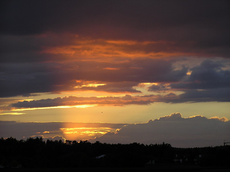 Sonnenuntergang in Puchheim