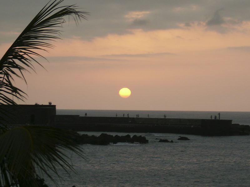 Sonnenuntergang in Puerto de la Cruz