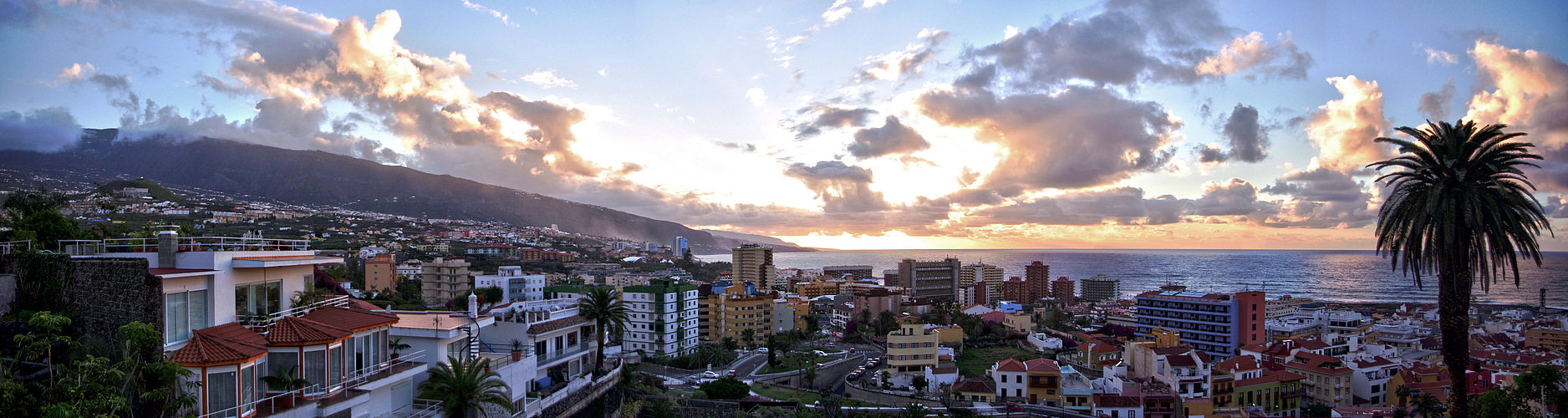 Sonnenuntergang in Puerto de la Cruz