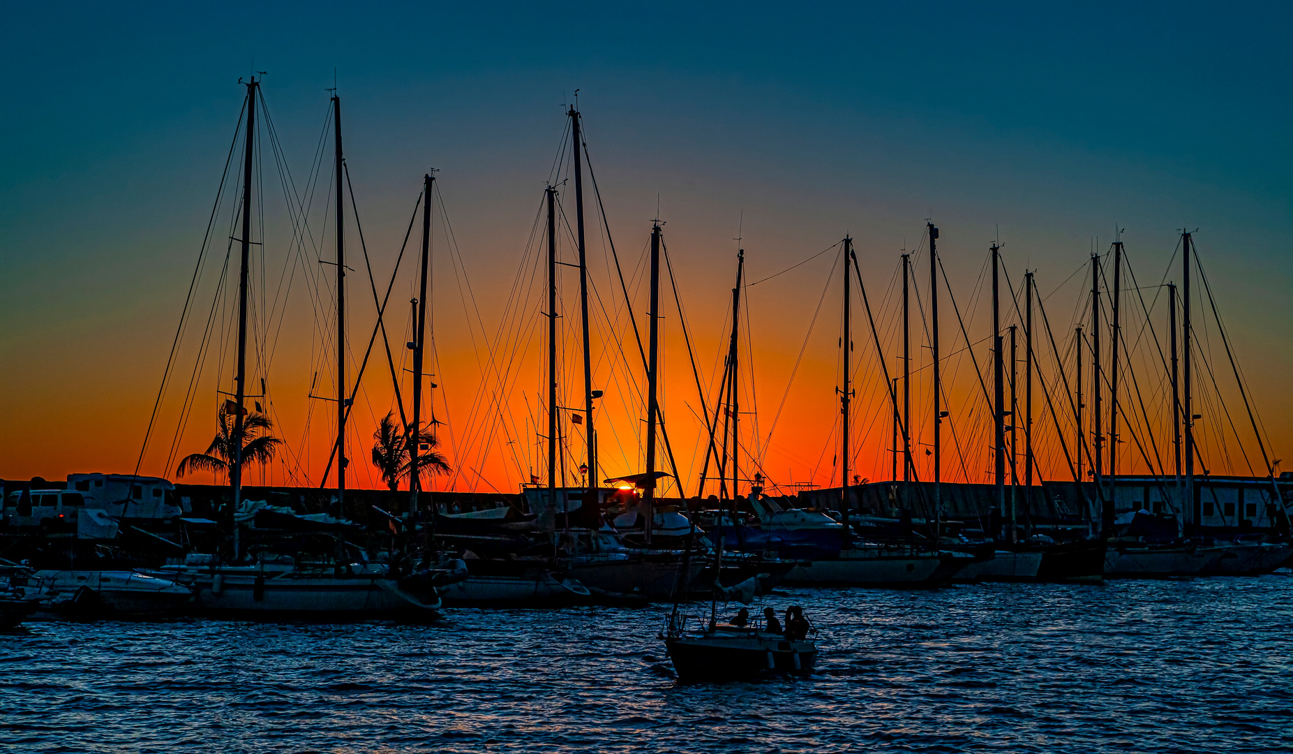 Sonnenuntergang in Puerto de Mogán