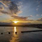 Sonnenuntergang in Puerto Limón