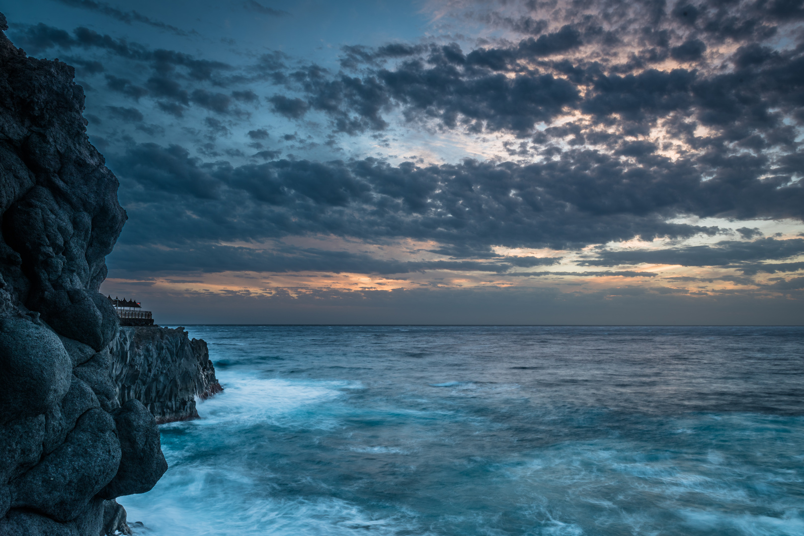 Sonnenuntergang in Puerto Naos