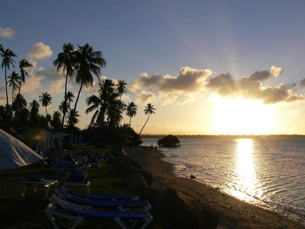 Sonnenuntergang in Puerto Rico