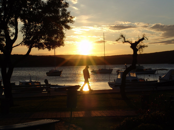 Sonnenuntergang in Punat/Insel Krk