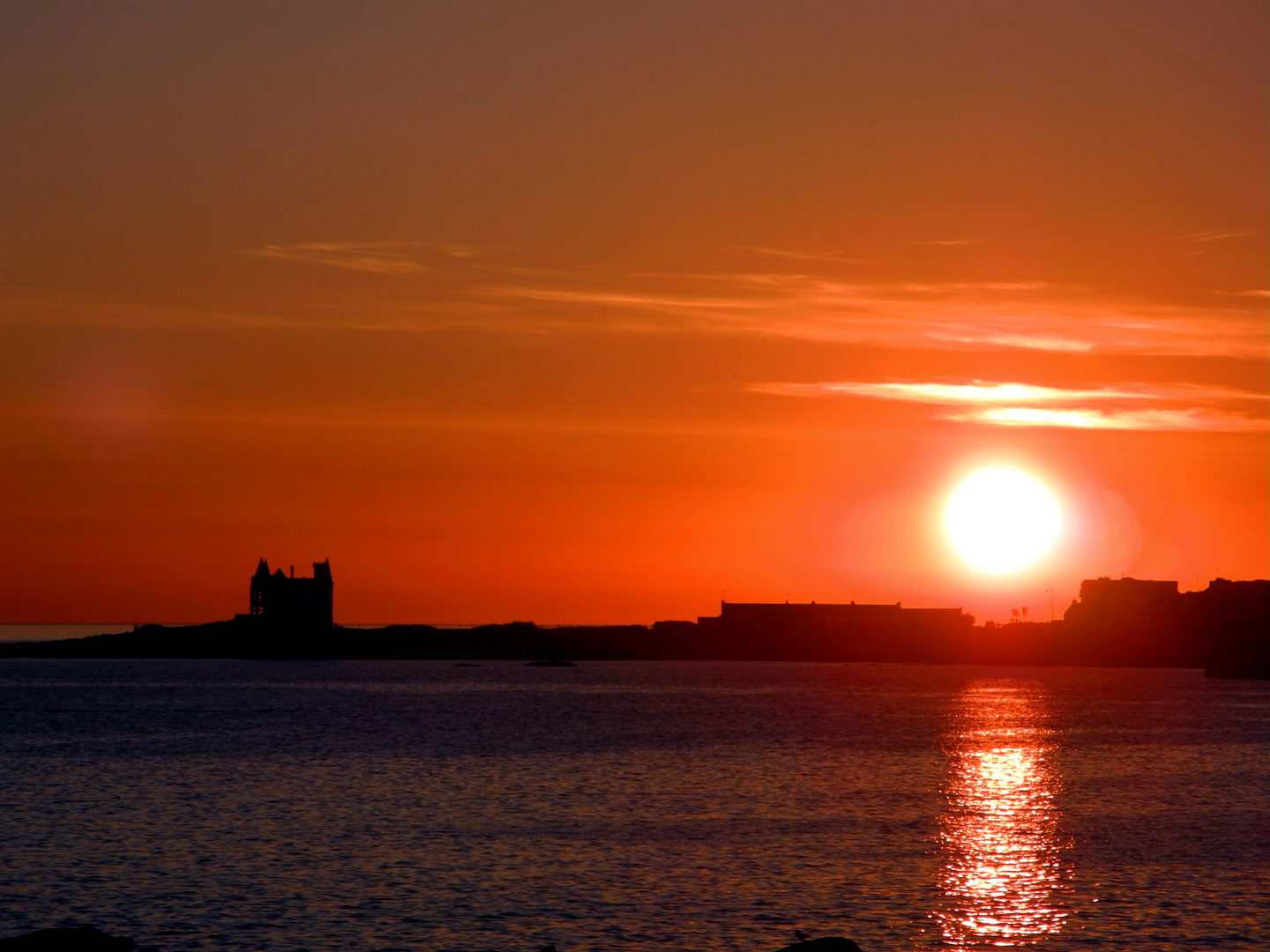 Sonnenuntergang in Quiberon Süd Bretagne