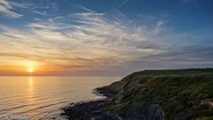 Sonnenuntergang in Équihen-Plage - Frankreich