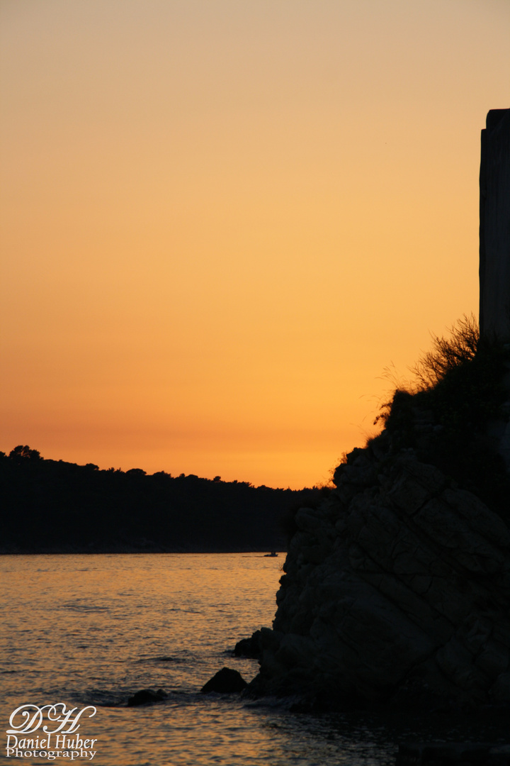 Sonnenuntergang in Rab