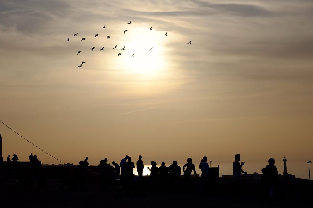 Sonnenuntergang in Rabat