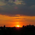 Sonnenuntergang in Radebeul