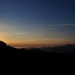 Sonnenuntergang in Raidelbach im Odenwald