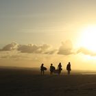 Sonnenuntergang in Rainbow Beach