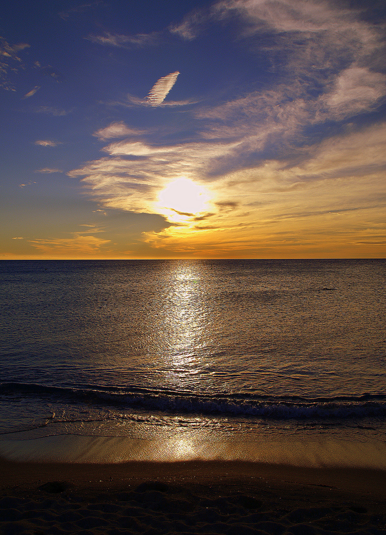 Sonnenuntergang in Ramatuelle (bei St. Tropez)