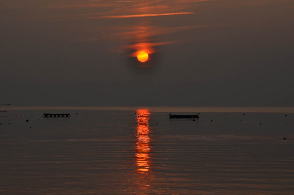 Sonnenuntergang in Rapperswil