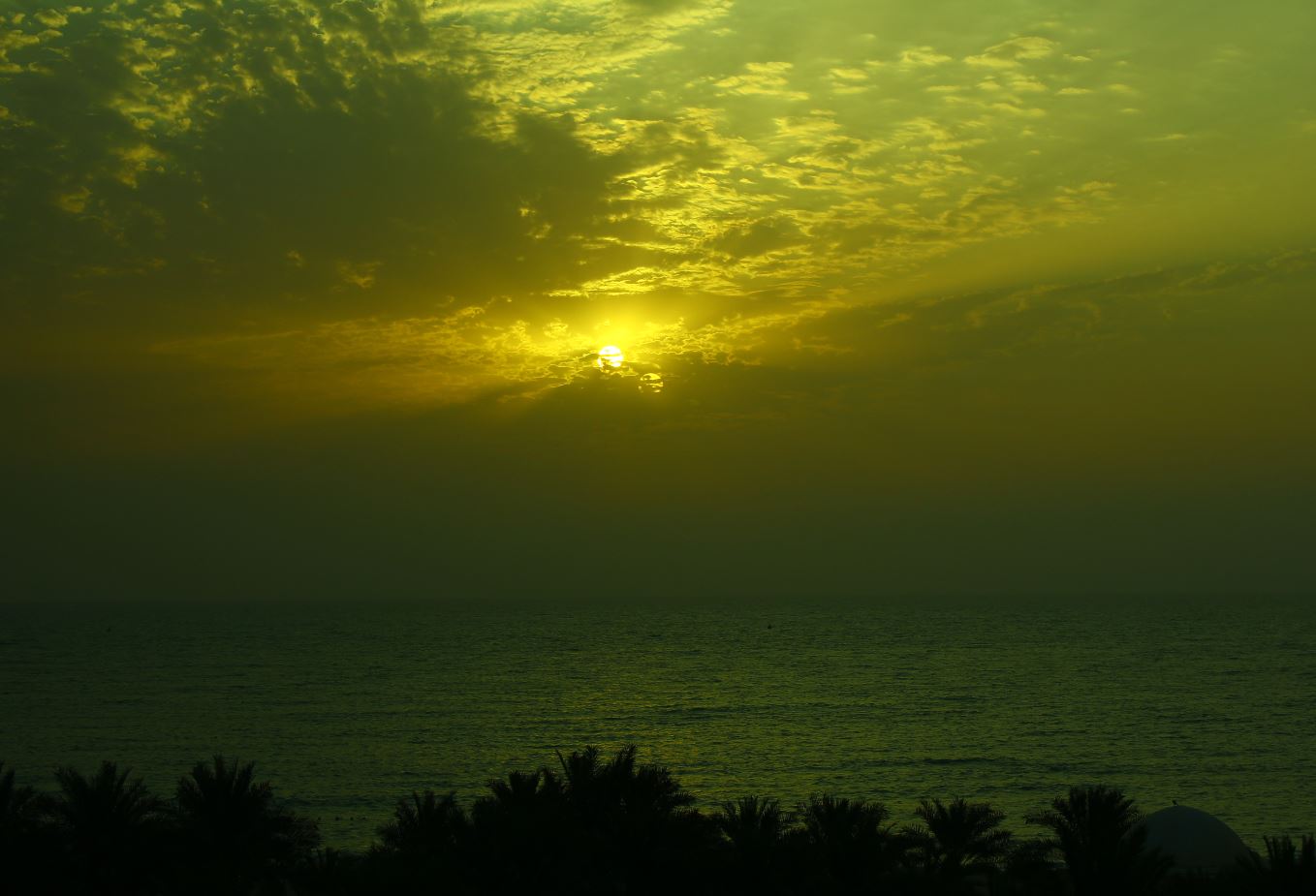 Sonnenuntergang in Ras Al Khaimah