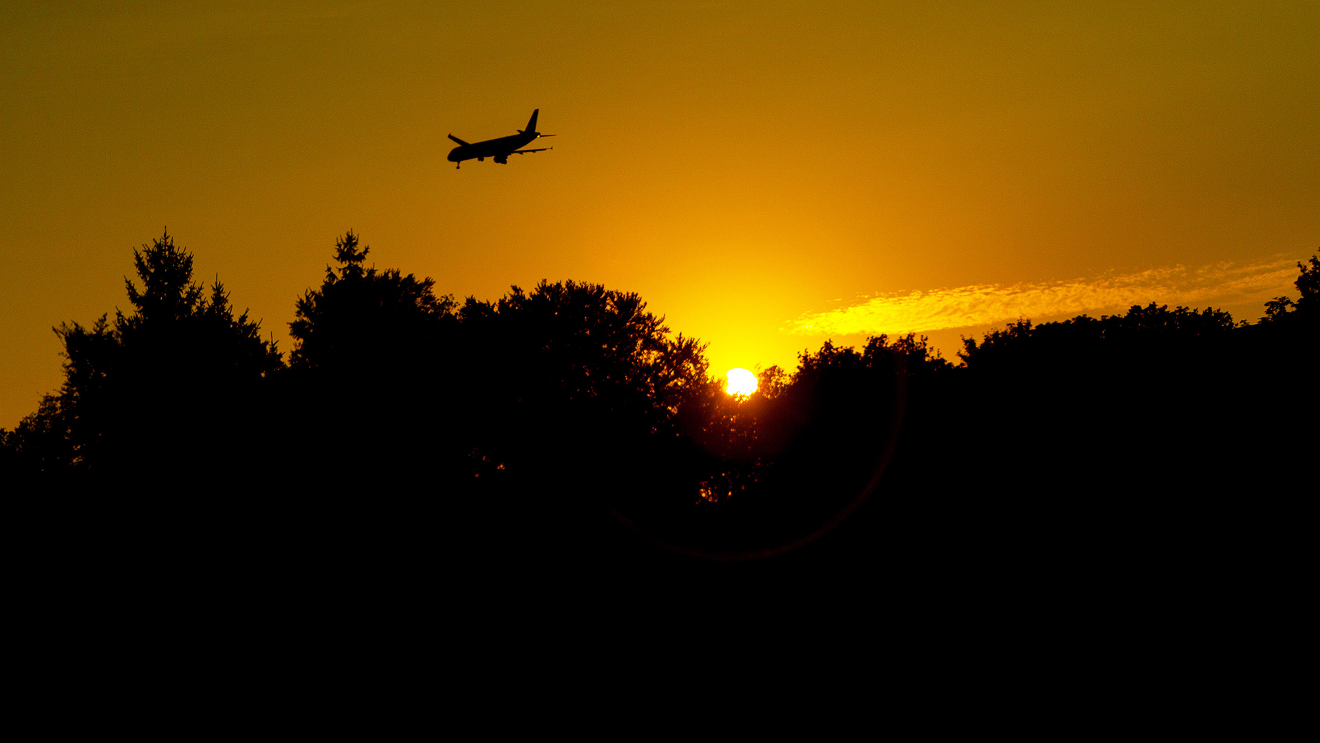 Sonnenuntergang in Ratingen