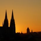 Sonnenuntergang in Regensburg