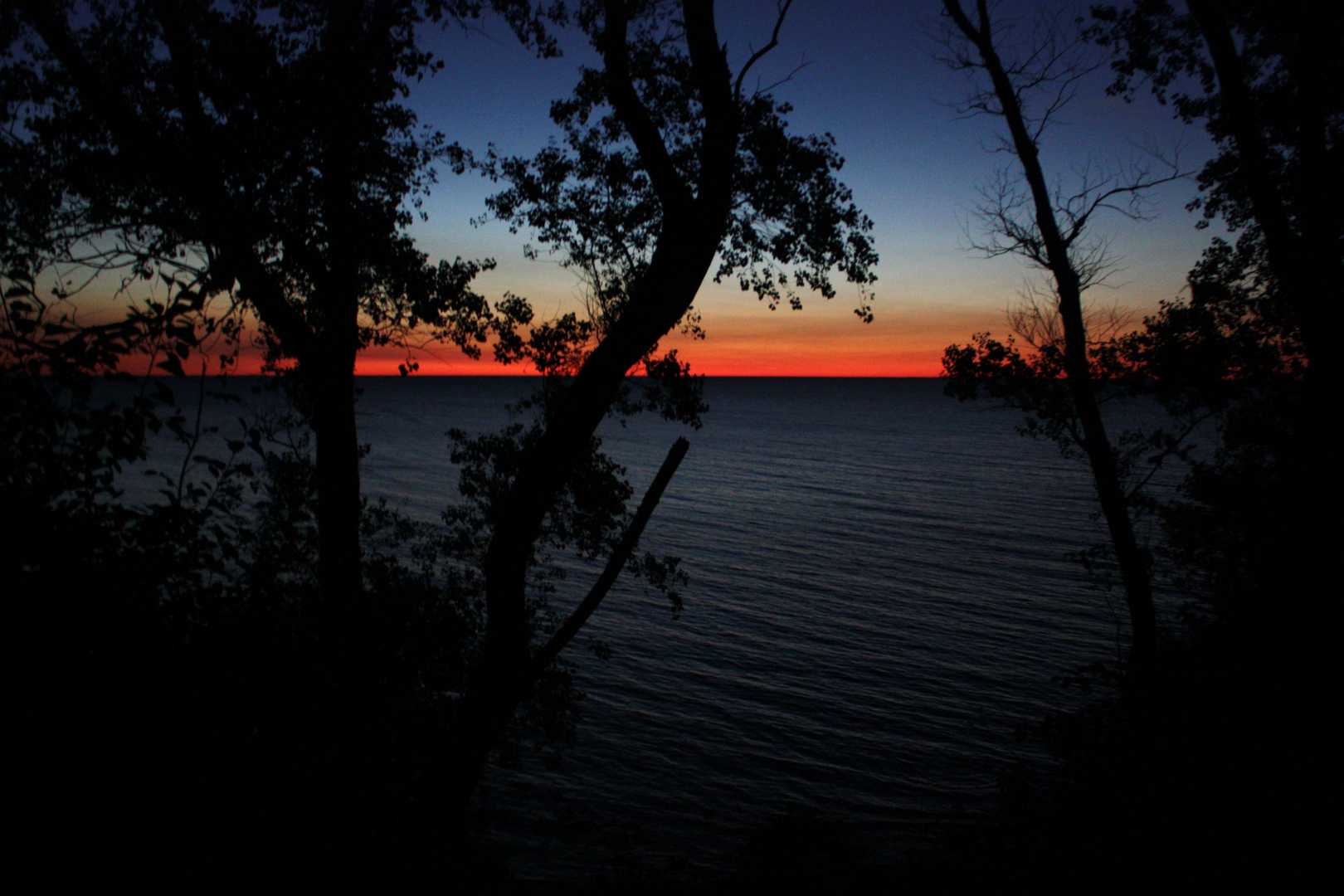 Sonnenuntergang in Reik an der Ostsee