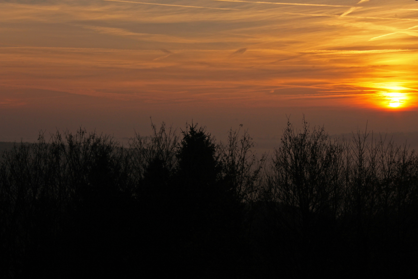 Sonnenuntergang in Remscheid