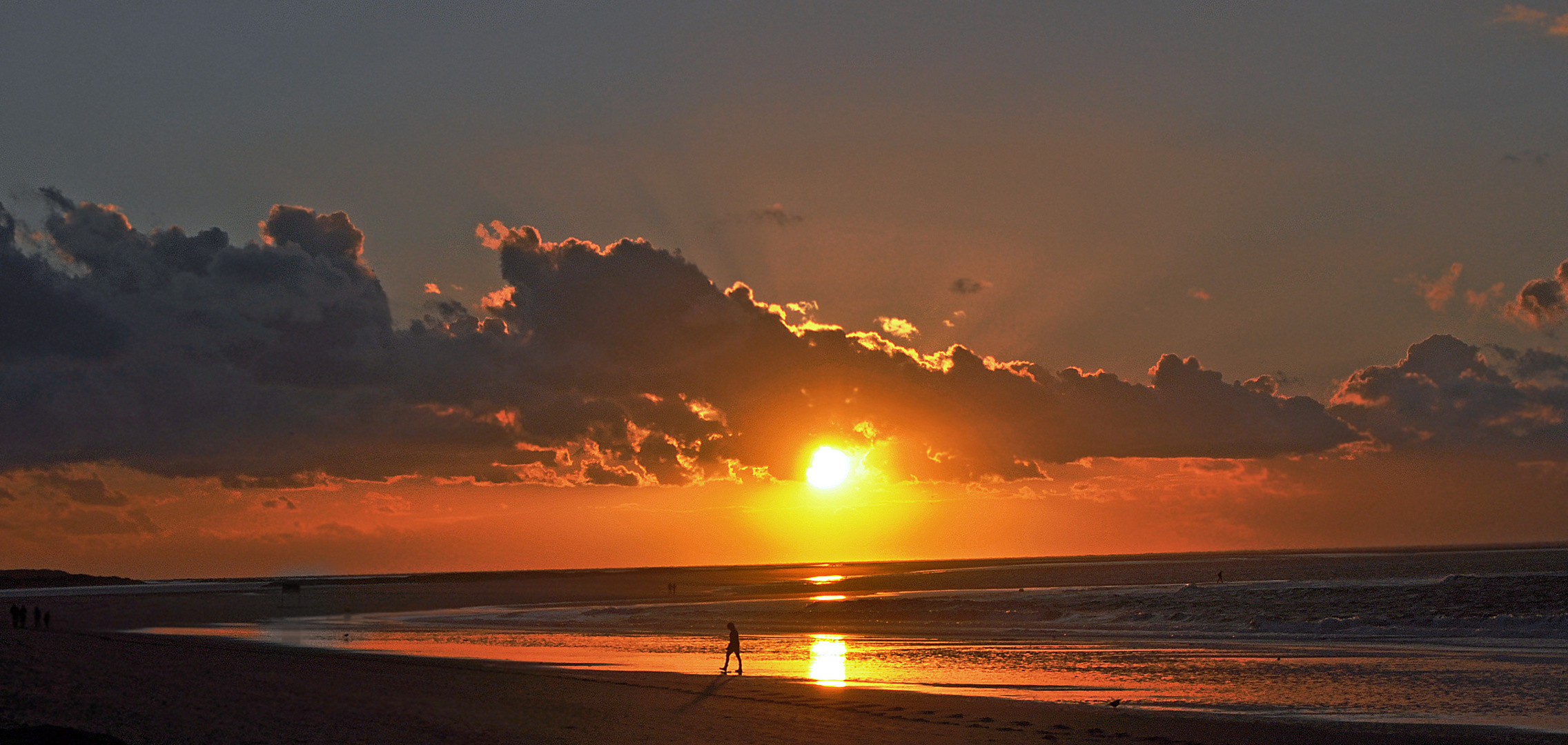 Sonnenuntergang in Renesse