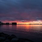 Sonnenuntergang in Reykjavik