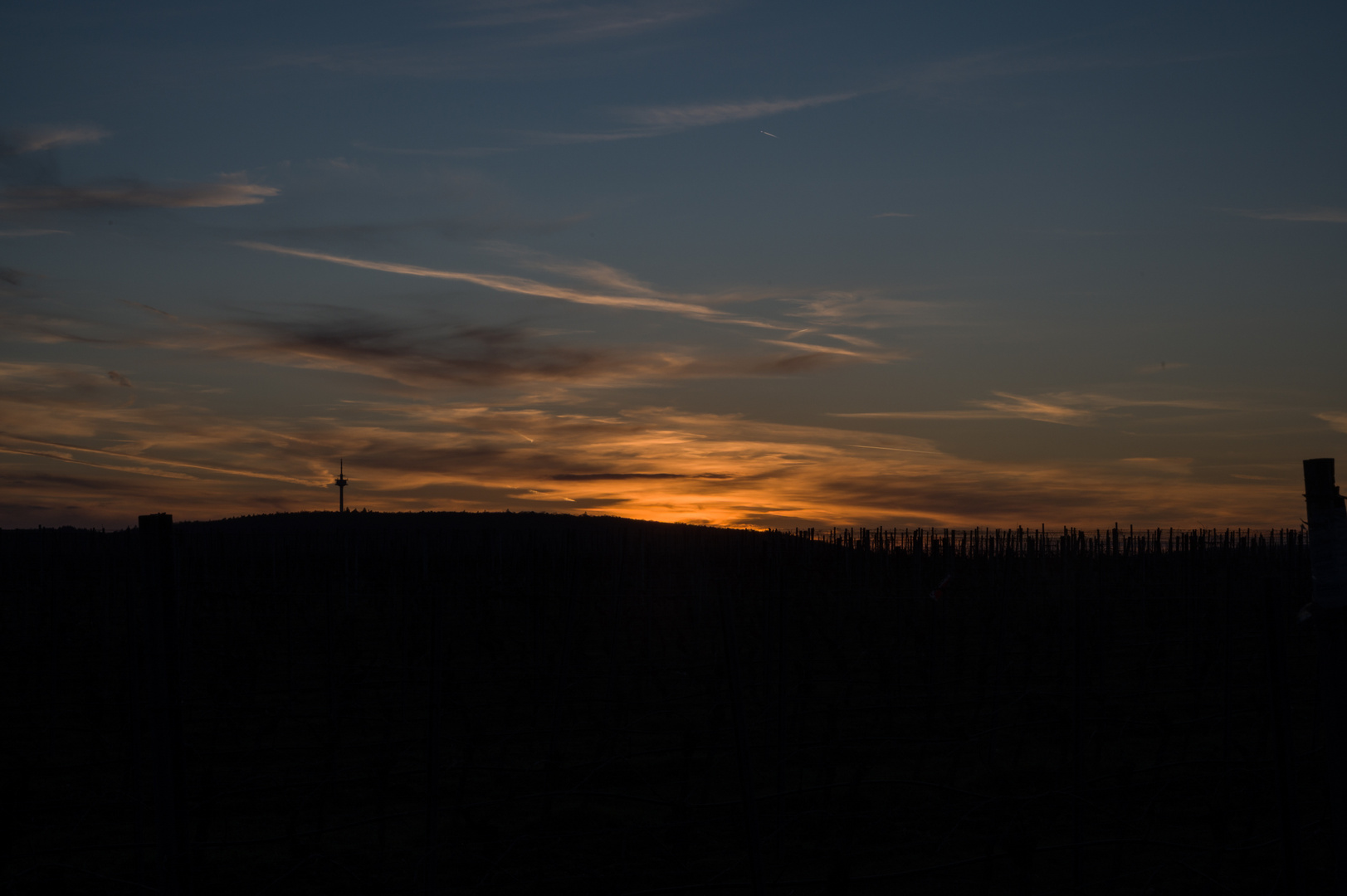 Sonnenuntergang in Rheinhessen am 11.03. 2023 II