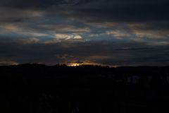 Sonnenuntergang in Rheinhessen am 18.11. 2022 II