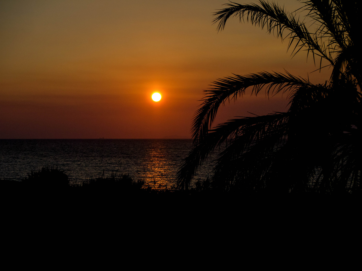 Sonnenuntergang in Rhodos