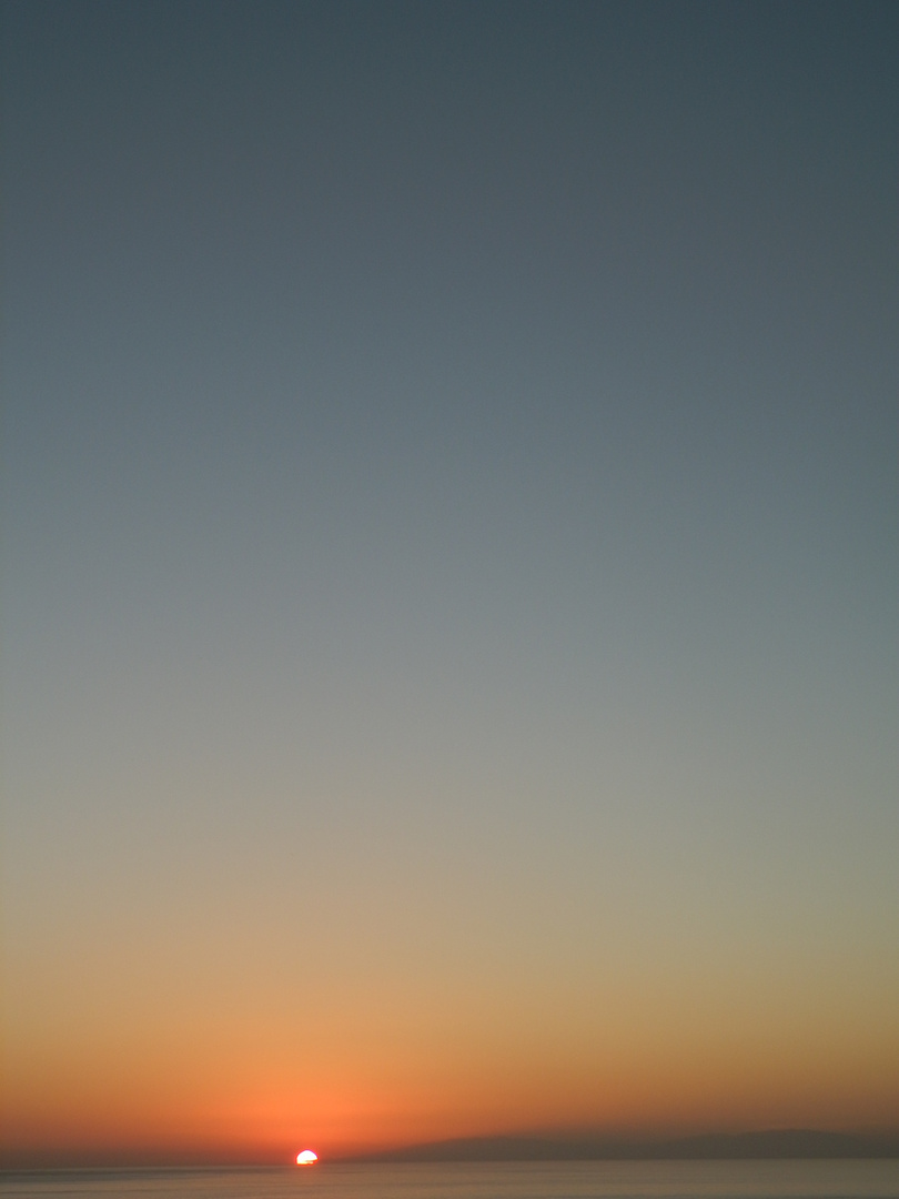 Sonnenuntergang in Richtung La Palma