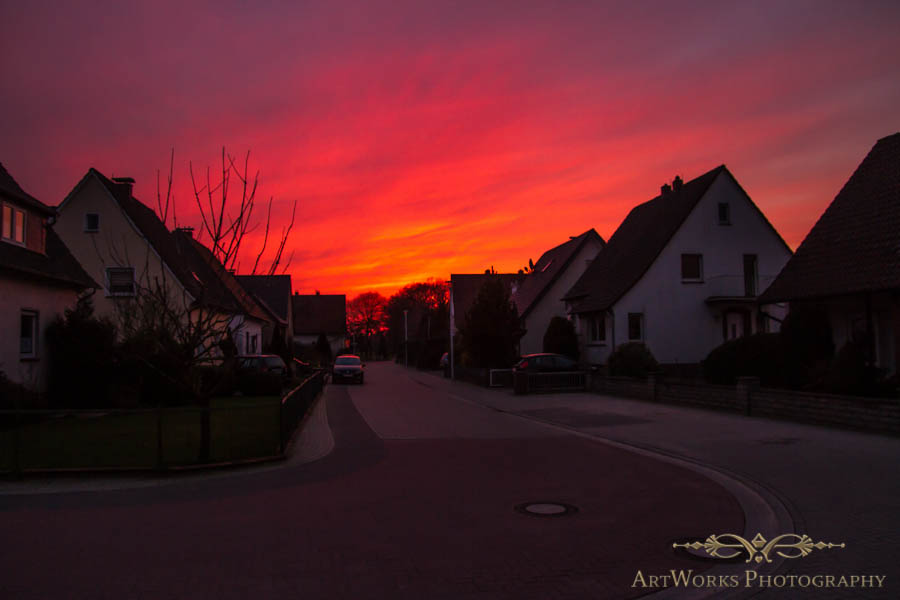 Sonnenuntergang in Rietberg