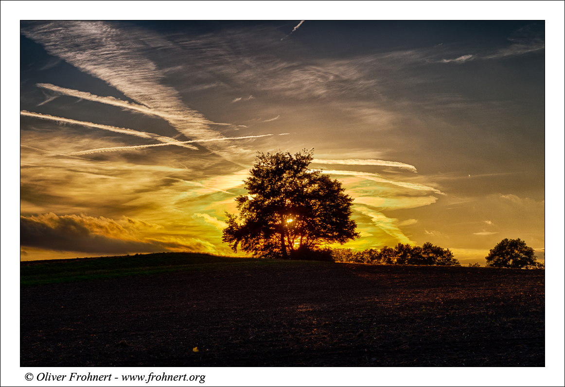 Sonnenuntergang in Rodenberg