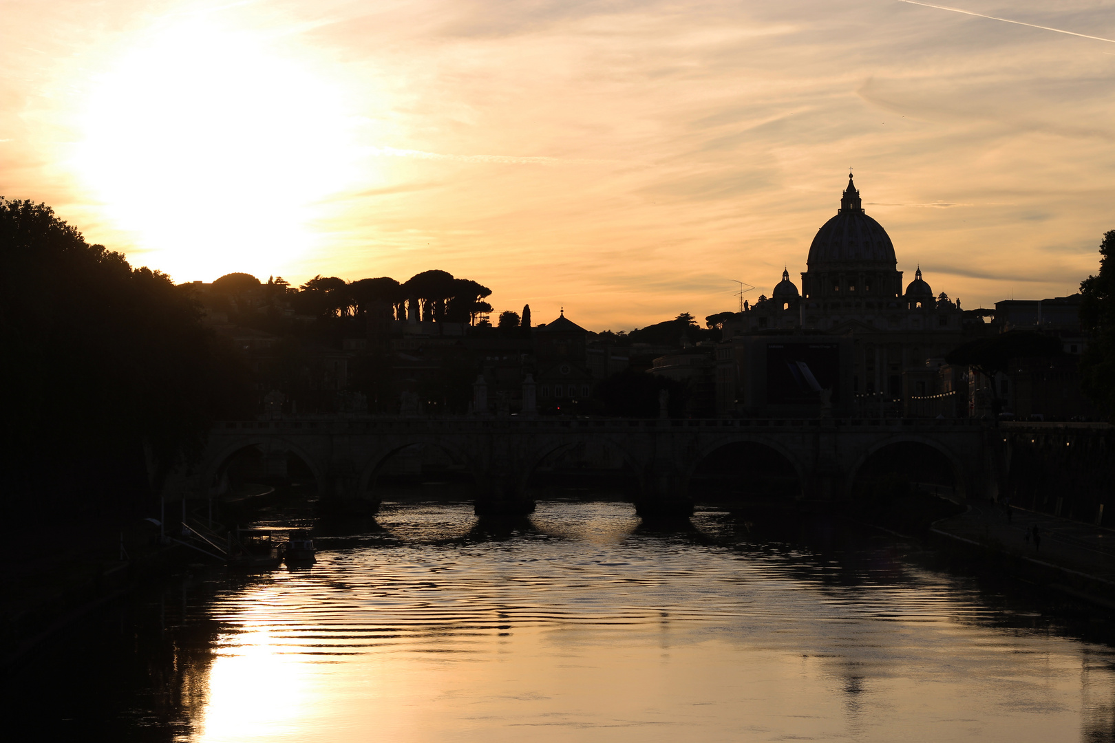 Sonnenuntergang in Rom