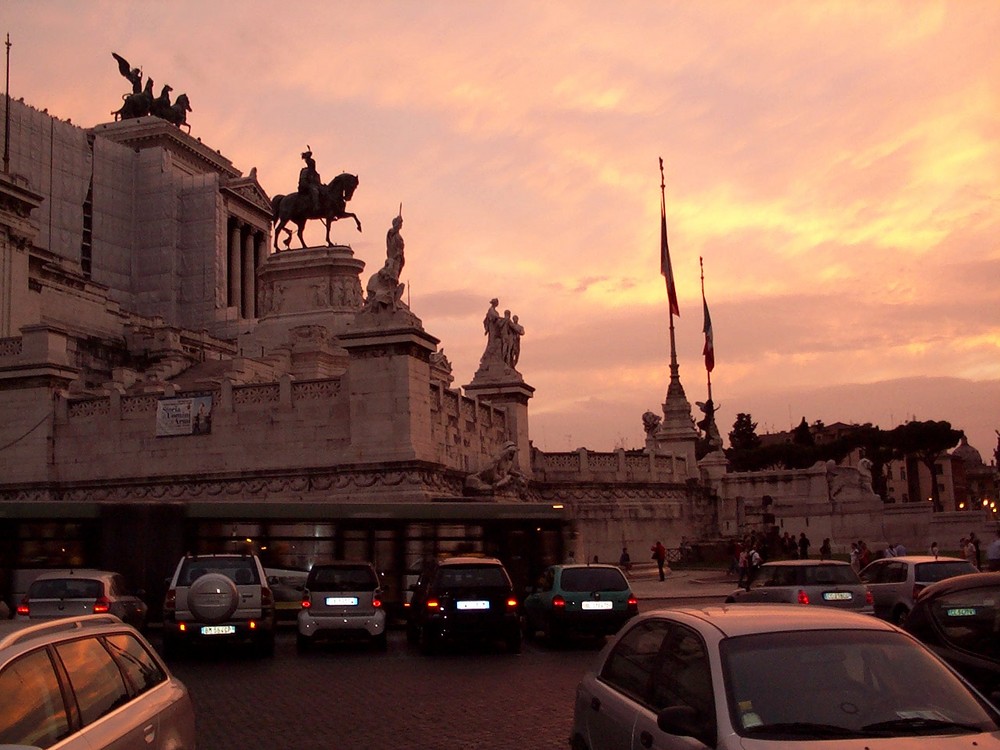 Sonnenuntergang in Rom