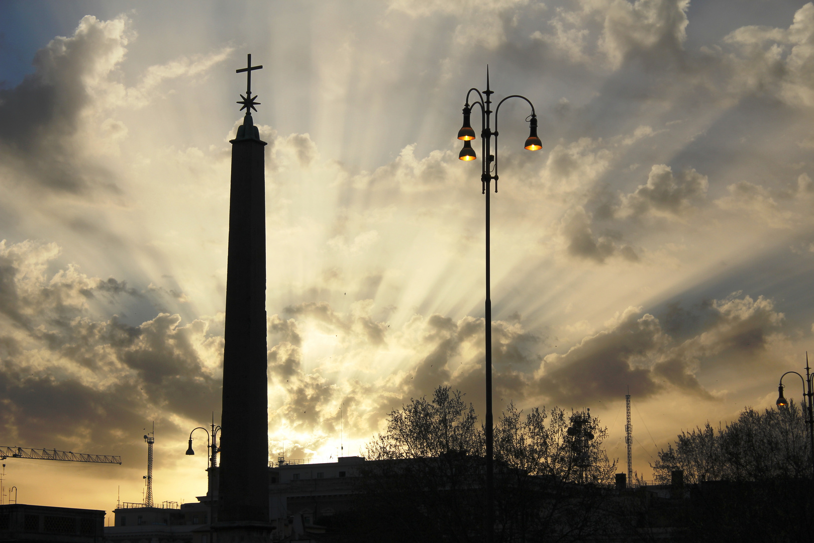 Sonnenuntergang in Rom