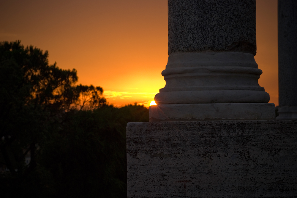 Sonnenuntergang in Rom