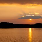 Sonnenuntergang in Roskilde