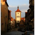 Sonnenuntergang in Rothenburg