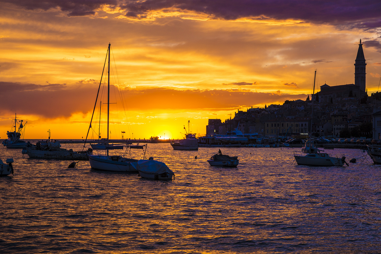 Sonnenuntergang in Rovinj