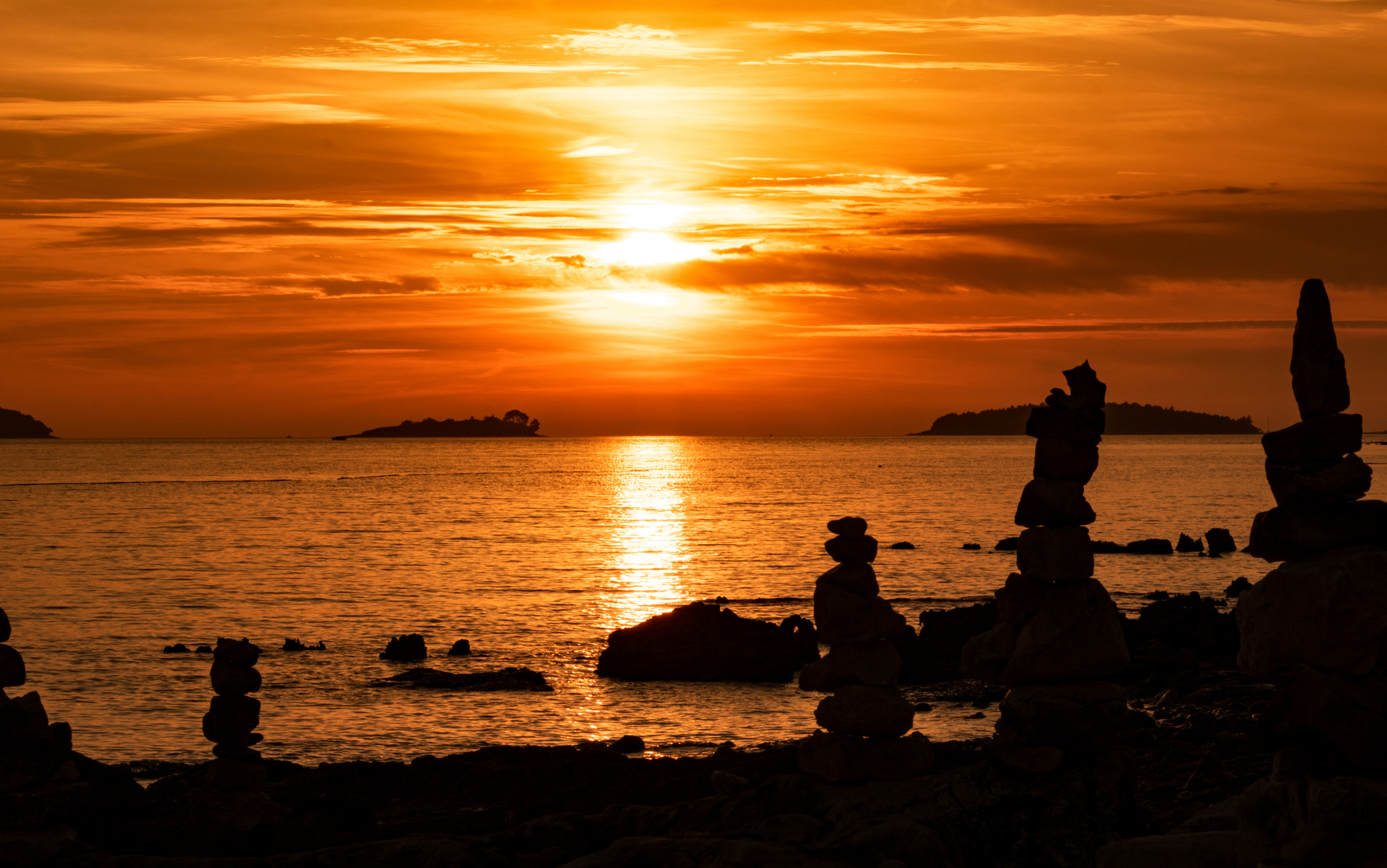 Sonnenuntergang in Rovinj _