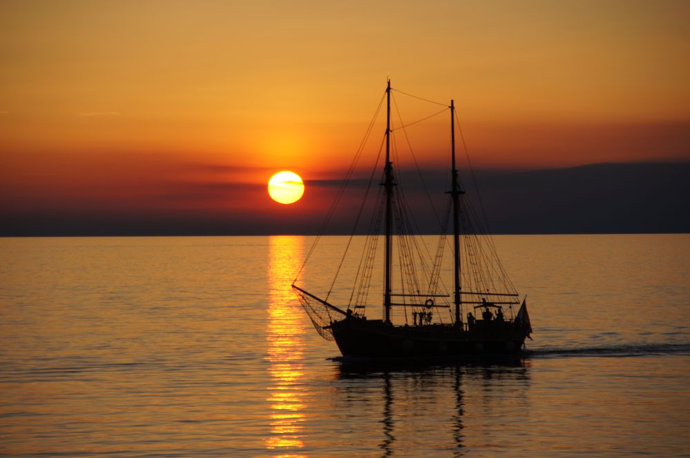 Sonnenuntergang in Rovinj