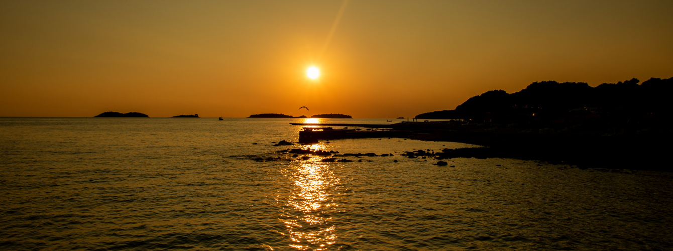 Sonnenuntergang in Rovinj