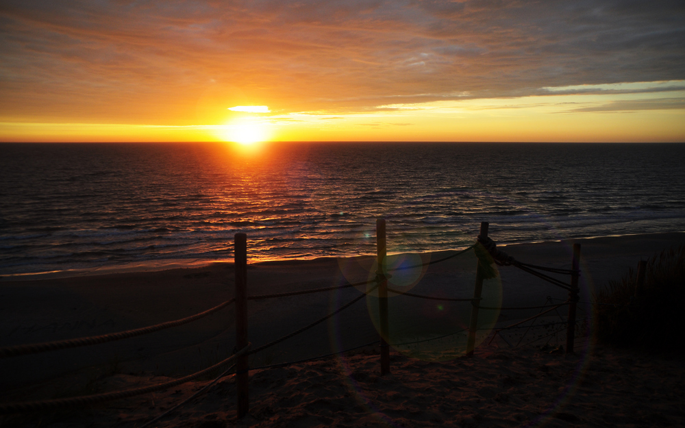 Sonnenuntergang in Rubjerg Knude