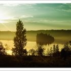 Sonnenuntergang in Russland