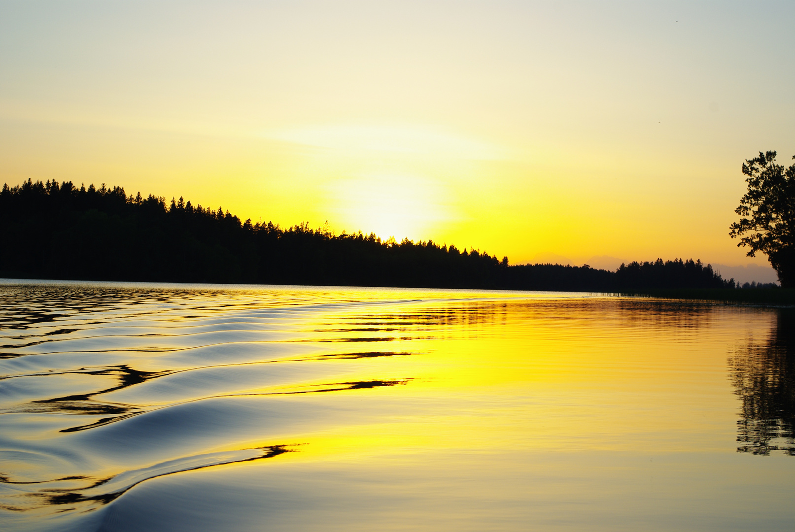 Sonnenuntergang in Ryd, Schweden 3