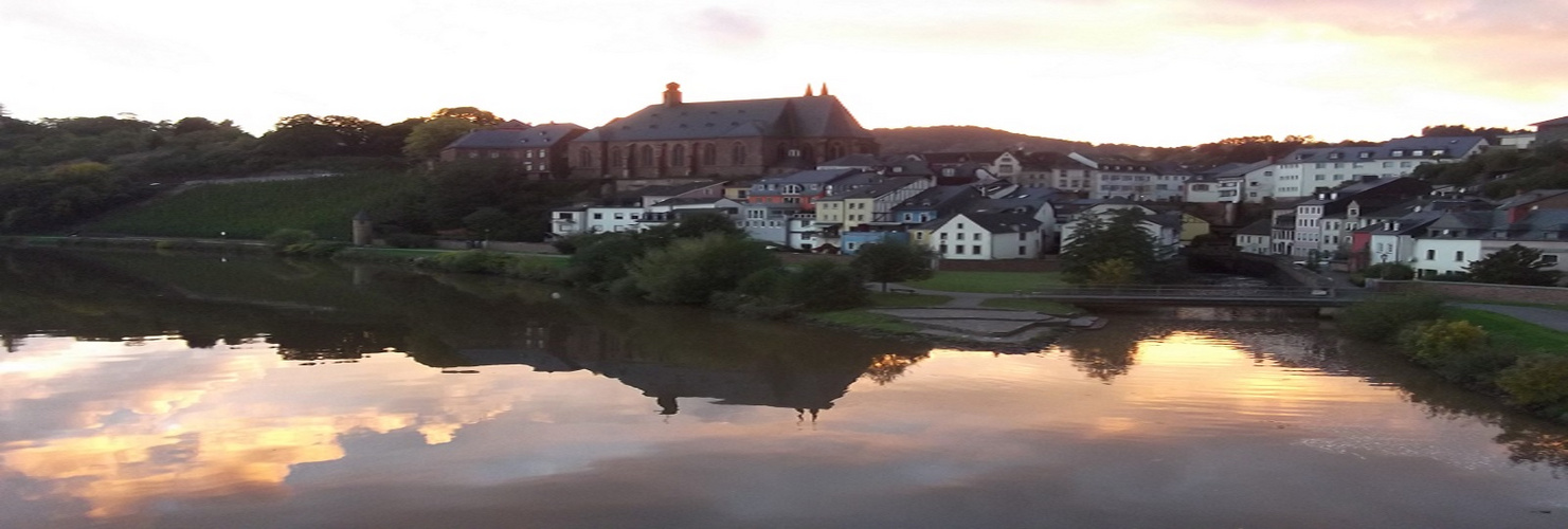 Sonnenuntergang in Saarburg