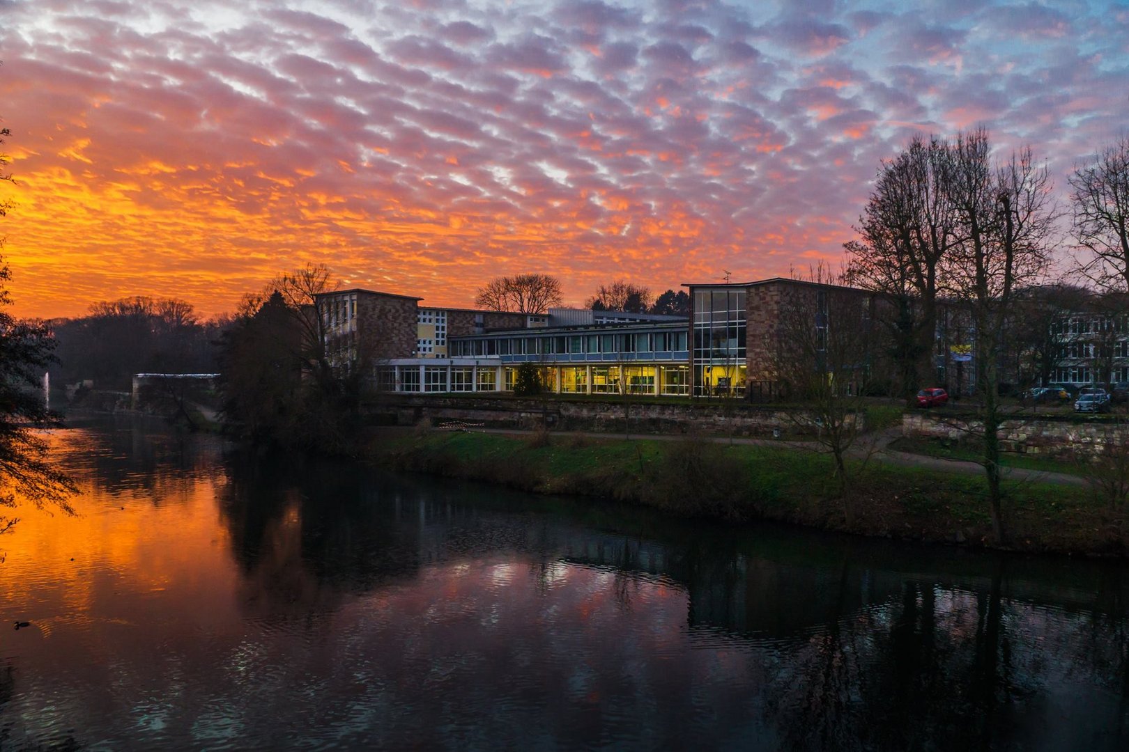 Sonnenuntergang in Saarlouis