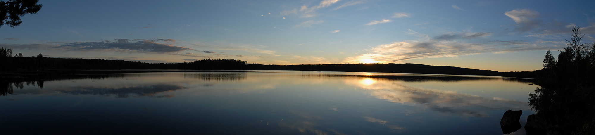 Sonnenuntergang in Säfsen (Frederiksberg Schweden)